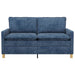 Canapea albastru 156 x 81 x 87,5 cm Poliester - WALTI WALTI
