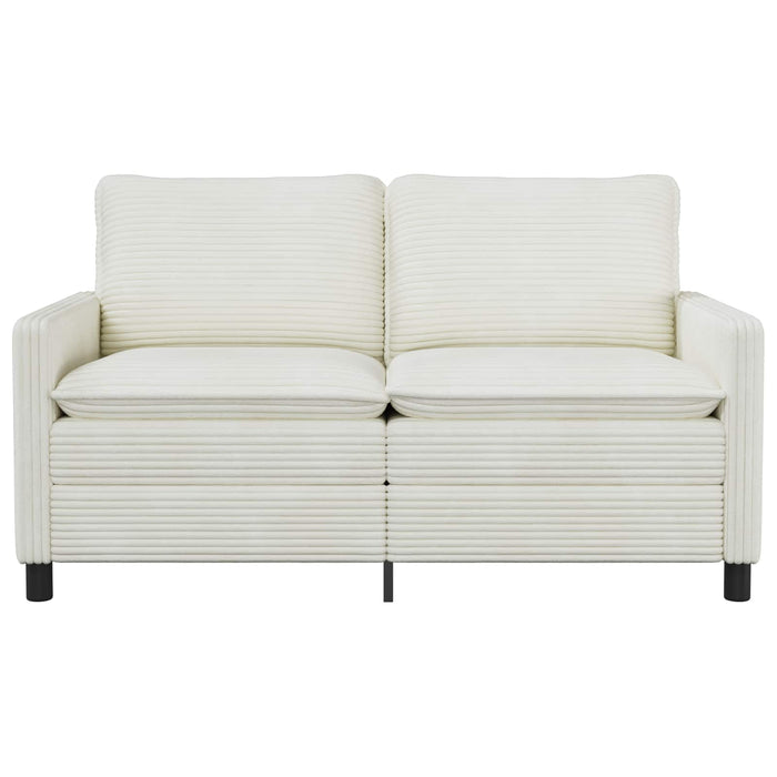 Canapea Crem 156 x 81 x 87,5 cm Poliester - WALTI WALTI