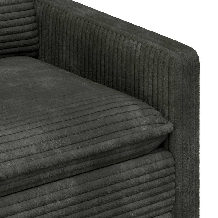 Canapea Antracit 156 x 81 x 87,5 cm Poliester - WALTI WALTI