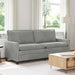 Canapea Gri deschis 196 x 81 x 87,5 cm Catifea - WALTI WALTI