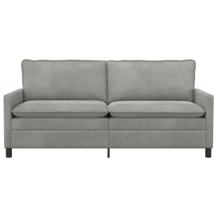 Canapea Gri deschis 196 x 81 x 87,5 cm Catifea - WALTI WALTI