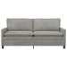 Canapea Gri deschis 196 x 81 x 87,5 cm Catifea - WALTI WALTI