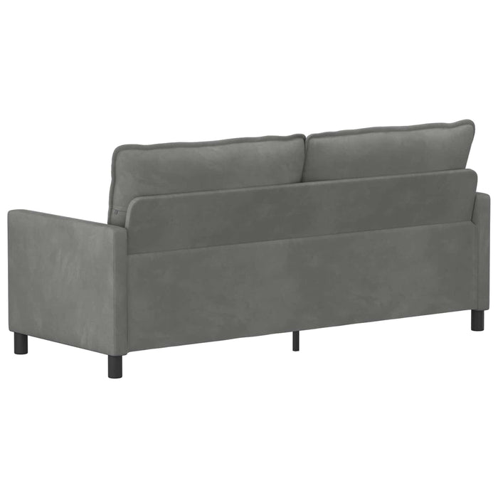 Canapea Gri închis 196 x 81 x 87,5 cm Catifea - WALTI WALTI