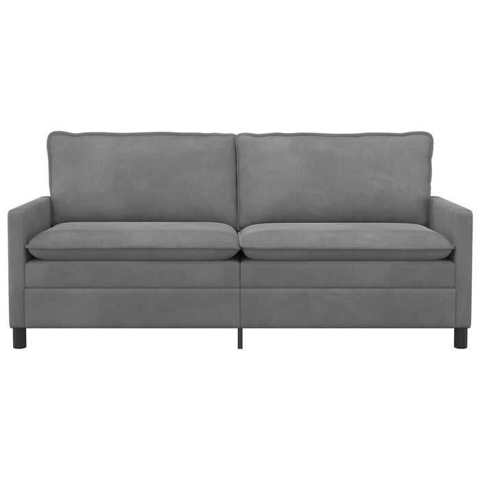 Canapea Gri închis 196 x 81 x 87,5 cm Catifea - WALTI WALTI