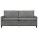 Canapea Gri închis 196 x 81 x 87,5 cm Catifea - WALTI WALTI