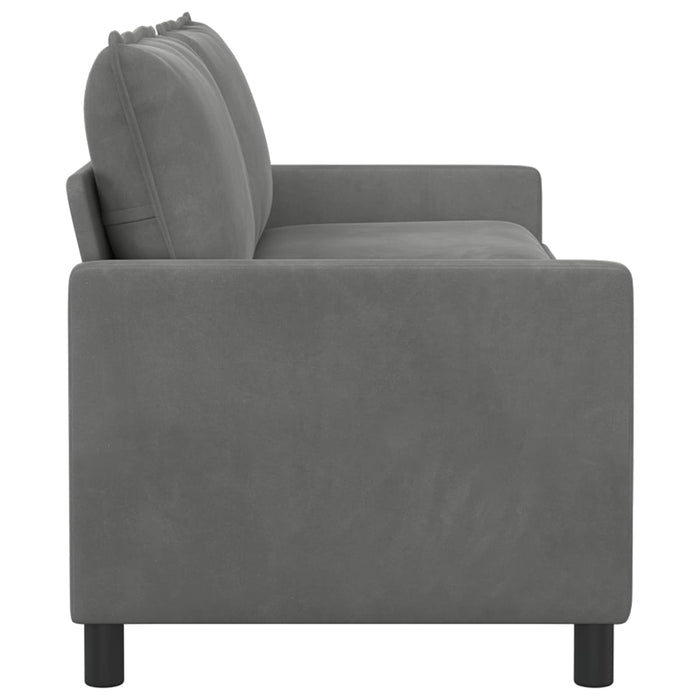 Canapea Gri închis 196 x 81 x 87,5 cm Catifea - WALTI WALTI