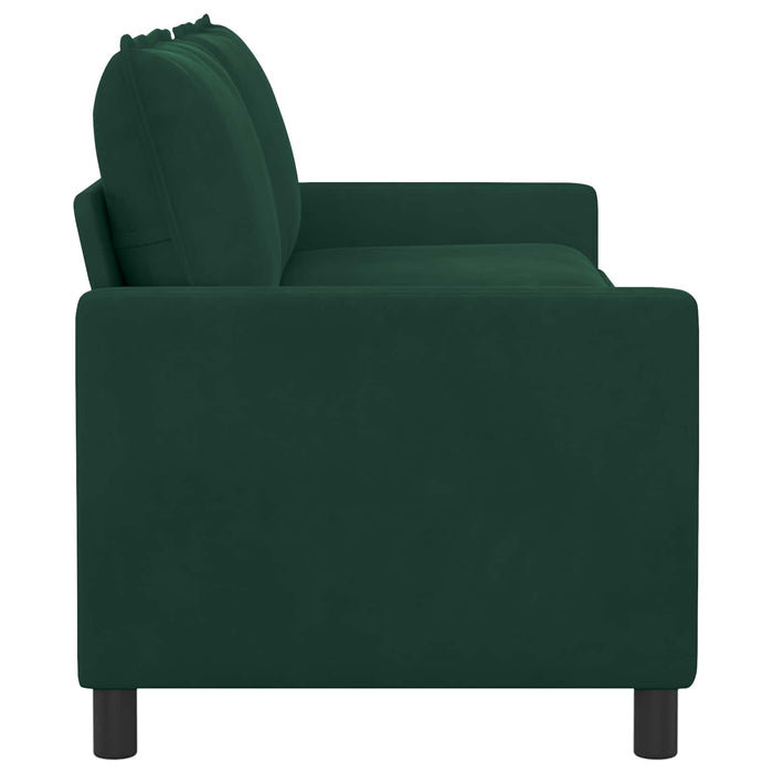 Canapea Verde închis 196 x 81 x 87,5 cm Catifea - WALTI WALTI