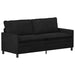 Canapea Negru 196 x 81 x 87,5 cm Catifea - WALTI WALTI