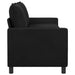 Canapea Negru 196 x 81 x 87,5 cm Catifea - WALTI WALTI