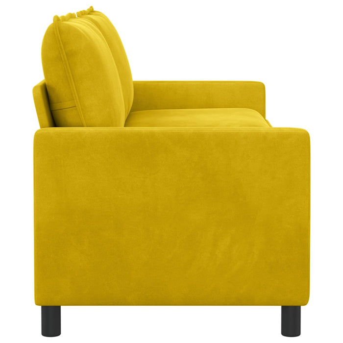 Canapea Galben 196 x 81 x 87,5 cm Catifea - WALTI WALTI