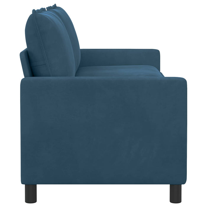 Canapea albastru 196 x 81 x 87,5 cm Catifea - WALTI WALTI