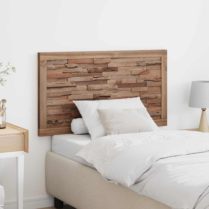 Tăblie cap Pe perete natural 100 cm Lemn solid de tec - WALTI WALTI