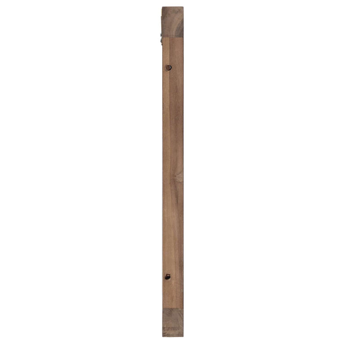 Tăblie cap Pe perete natural 120 cm Lemn solid de tec - WALTI WALTI