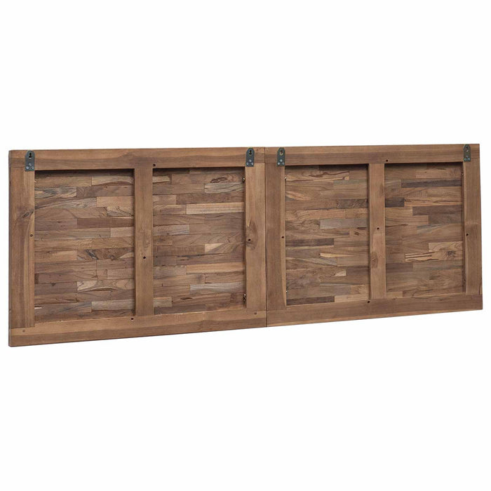 Tăblie cap Pe perete natural 140 cm Lemn solid de tec - WALTI WALTI