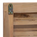 Tăblie cap Pe perete natural 100 cm Lemn solid de tec - WALTI WALTI