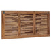 Tăblie cap Pe perete natural 100 cm Lemn solid de tec - WALTI WALTI