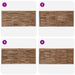 Tăblie cap Pe perete natural 120 cm Lemn solid de tec - WALTI WALTI
