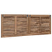 Tăblie cap Pe perete natural 140 cm Lemn solid de tec - WALTI WALTI