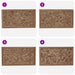 Tăblie cap Pe perete natural 100 cm Lemn solid de tec - WALTI WALTI