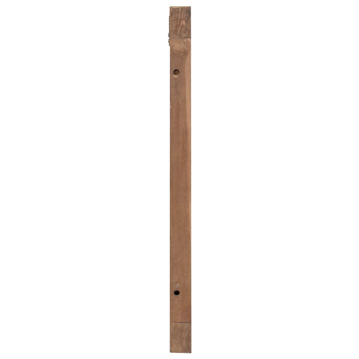 Tăblie cap Pe perete natural 120 cm Lemn solid de tec - WALTI WALTI