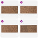 Tăblie cap Pe perete natural 120 cm Lemn solid de tec - WALTI WALTI