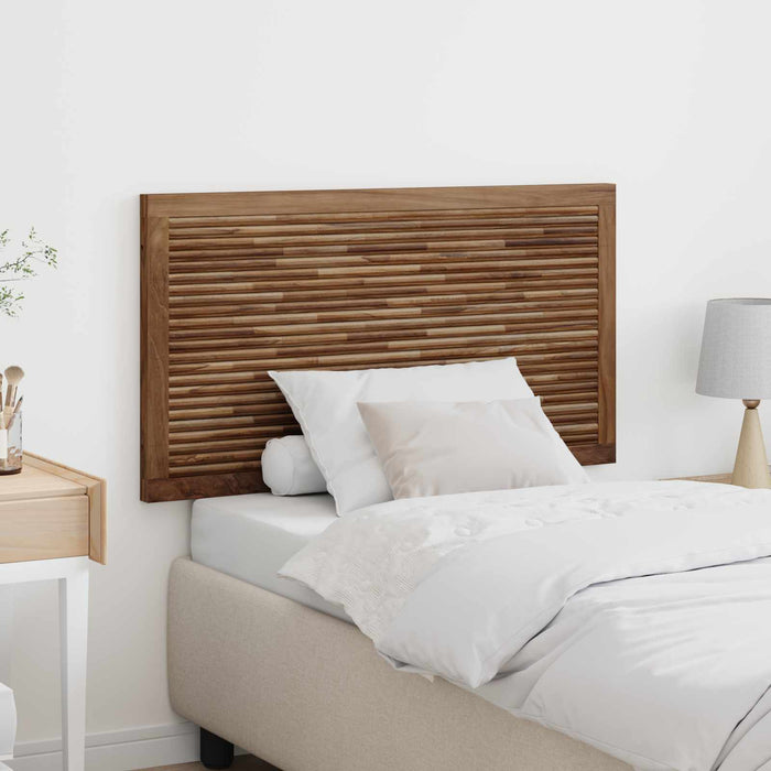 Tăblie cap Pe perete natural 100 cm Lemn solid de tec - WALTI WALTI