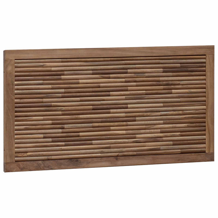 Tăblie cap Pe perete natural 100 cm Lemn solid de tec - WALTI WALTI