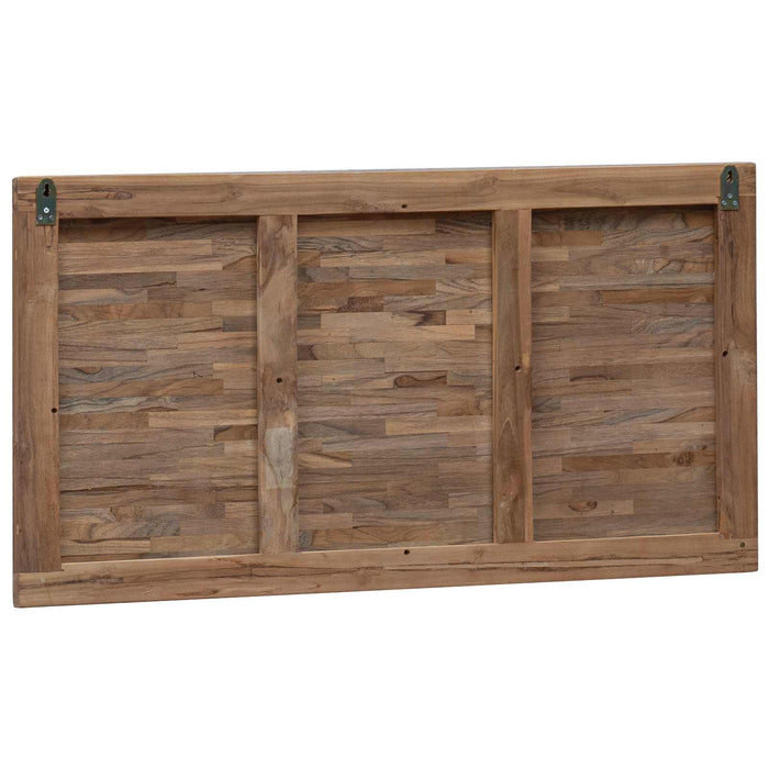 Tăblie cap Pe perete natural 100 cm Lemn solid de tec - WALTI WALTI
