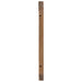 Tăblie cap Pe perete natural 100 cm Lemn solid de tec - WALTI WALTI
