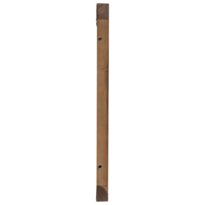 Tăblie cap Pe perete natural 120 cm Lemn solid de tec - WALTI WALTI