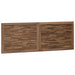 Tăblie cap Pe perete natural 140 cm Lemn solid de tec - WALTI WALTI