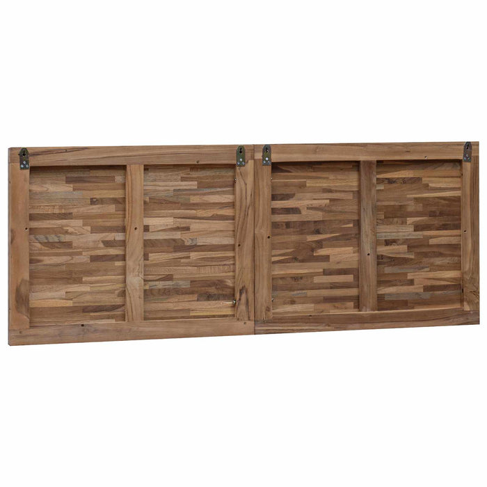 Tăblie cap Pe perete natural 140 cm Lemn solid de tec - WALTI WALTI