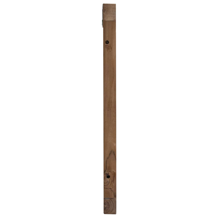 Tăblie cap Pe perete natural 140 cm Lemn solid de tec - WALTI WALTI