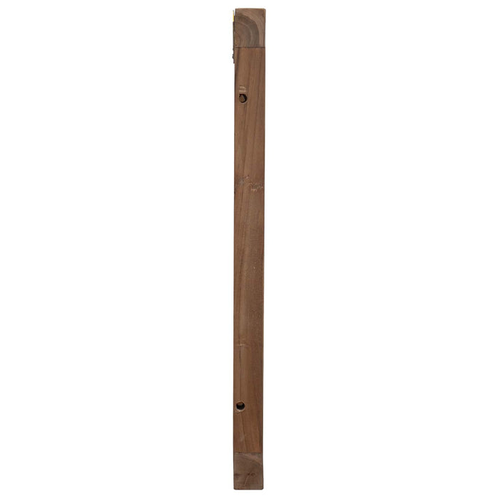 Tăblie cap Pe perete natural 160 cm Lemn solid de tec - WALTI WALTI