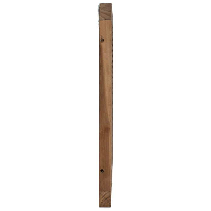 Tăblie cap Pe perete natural 200 cm Lemn solid de tec - WALTI WALTI