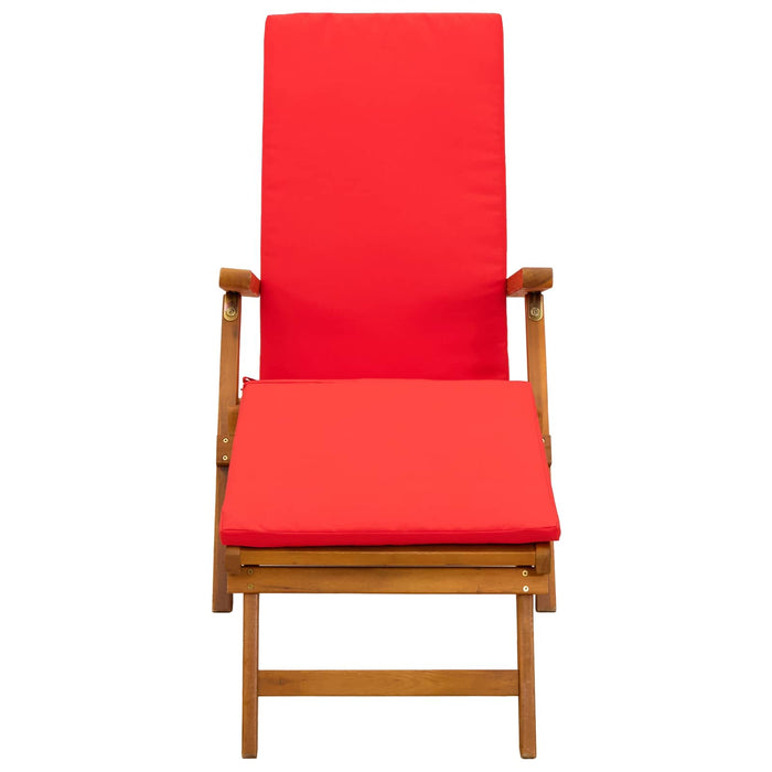 Șezlong pliabil și culisant 55 x 146 x 91 cm WALTI