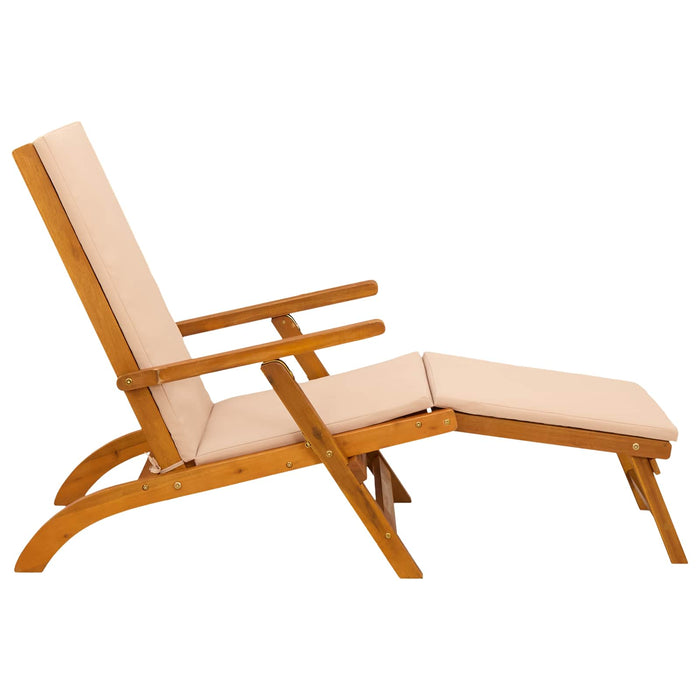 Șezlong pliabil și culisant 2 pcs 55 x 146 x 91 cm WALTI