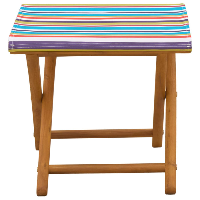 Scaun de plajă 2 pcs Lemn de eucalipt masiv Multicolour WALTI