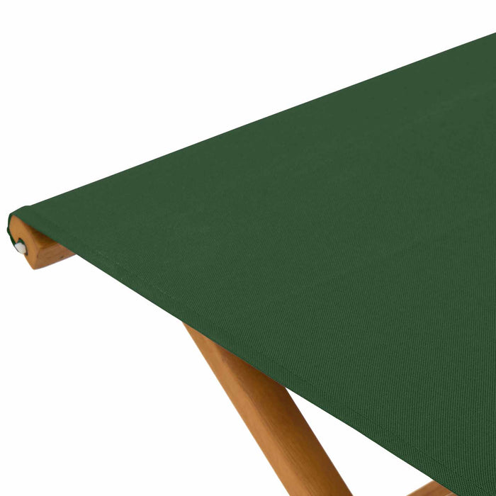 Scaun de plajă 2 pcs Lemn de eucalipt masiv Verde WALTI