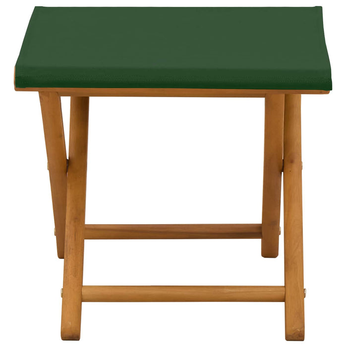 Scaun de plajă 2 pcs Lemn de eucalipt masiv Verde WALTI