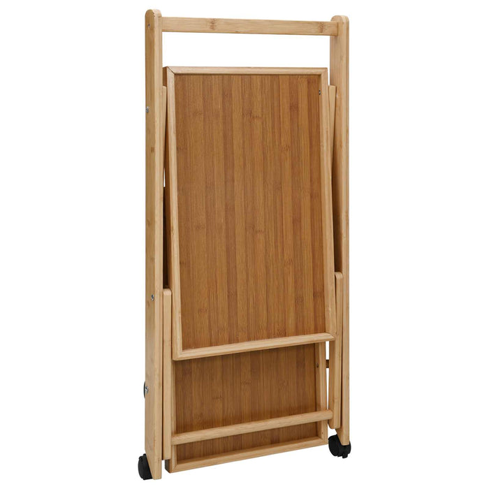 Cărucior de bucătărie cu roți Maro deschis 65 x 40,5 x 76,5 cm - WALTI WALTI