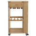 Cărucior de bucătărie cu roți natural 47,5 x 36 x 83 cm Bambus - WALTI WALTI