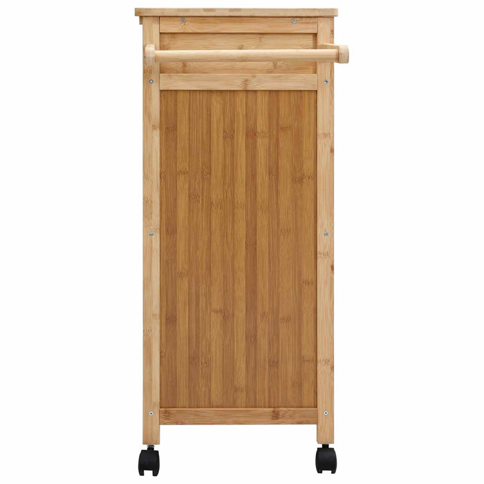 Cărucior de bucătărie cu roți natural 90,5 x 36 x 86,5 cm - WALTI WALTI
