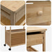 Cărucior de bucătărie cu roți natural 59,5 x 36 x 82 cm Bambus - WALTI WALTI
