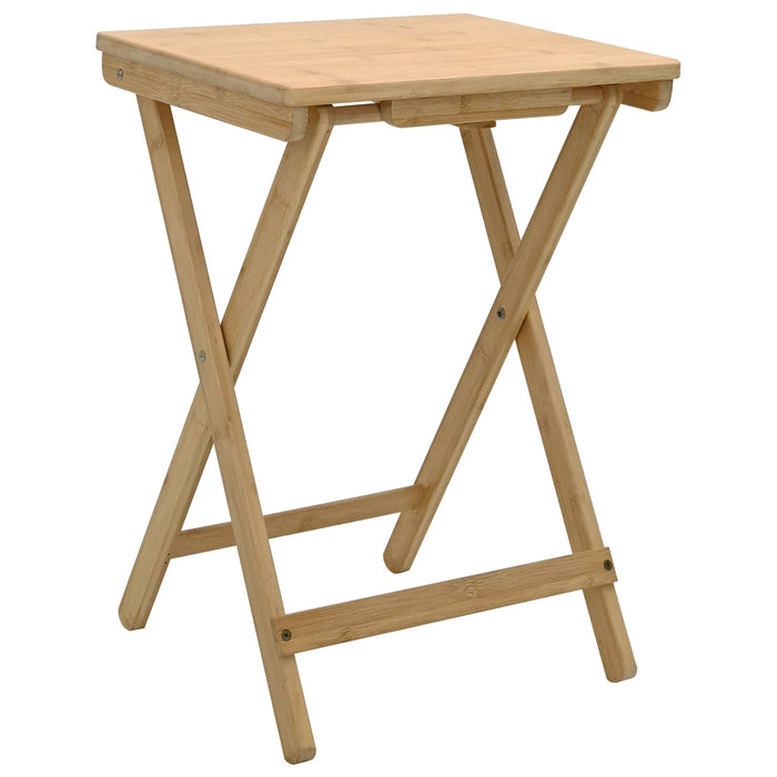 Masă de bucătărie Manual natural 40 x 30 x 53,5 cm Bambus - WALTI WALTI