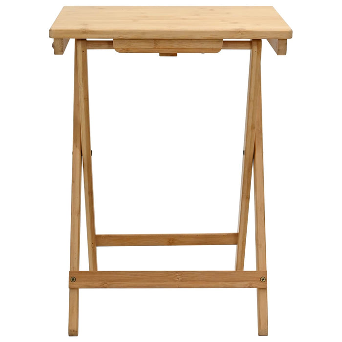 Masă de bucătărie Manual natural 40 x 30 x 53,5 cm Bambus - WALTI WALTI