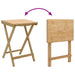 Masă de bucătărie Manual natural 40 x 30 x 53,5 cm Bambus - WALTI WALTI