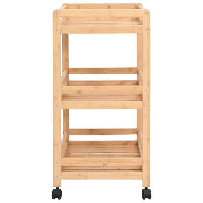Cărucior de bucătărie cu roți natural 46 x 38 x 76 cm Bambus - WALTI WALTI