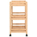 Cărucior de bucătărie cu roți natural 46 x 38 x 76 cm Bambus - WALTI WALTI