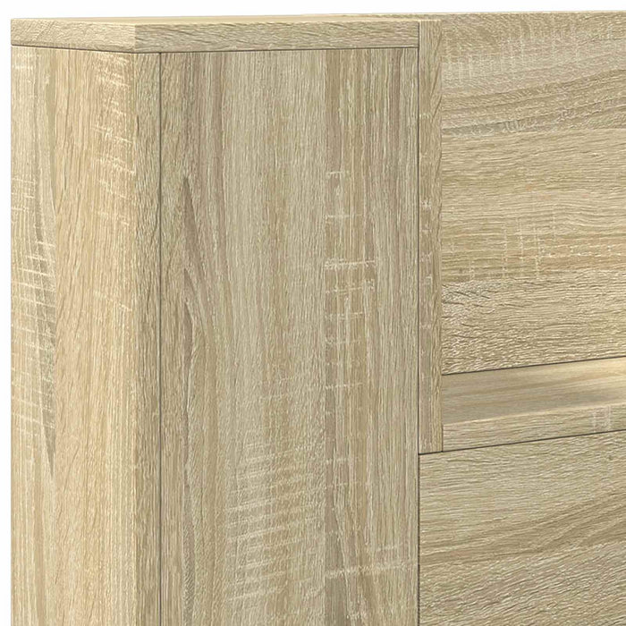 Tăblie cap Stejar Sonoma 100 x 16,5 x 103,5 cm Lemn compozit - WALTI WALTI